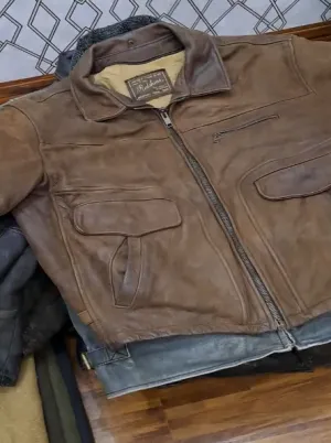 Men's vintage leather jackets