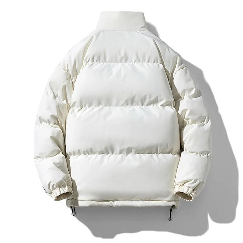 Trendy Stand-Up Collar Thickened Puffer Jacket