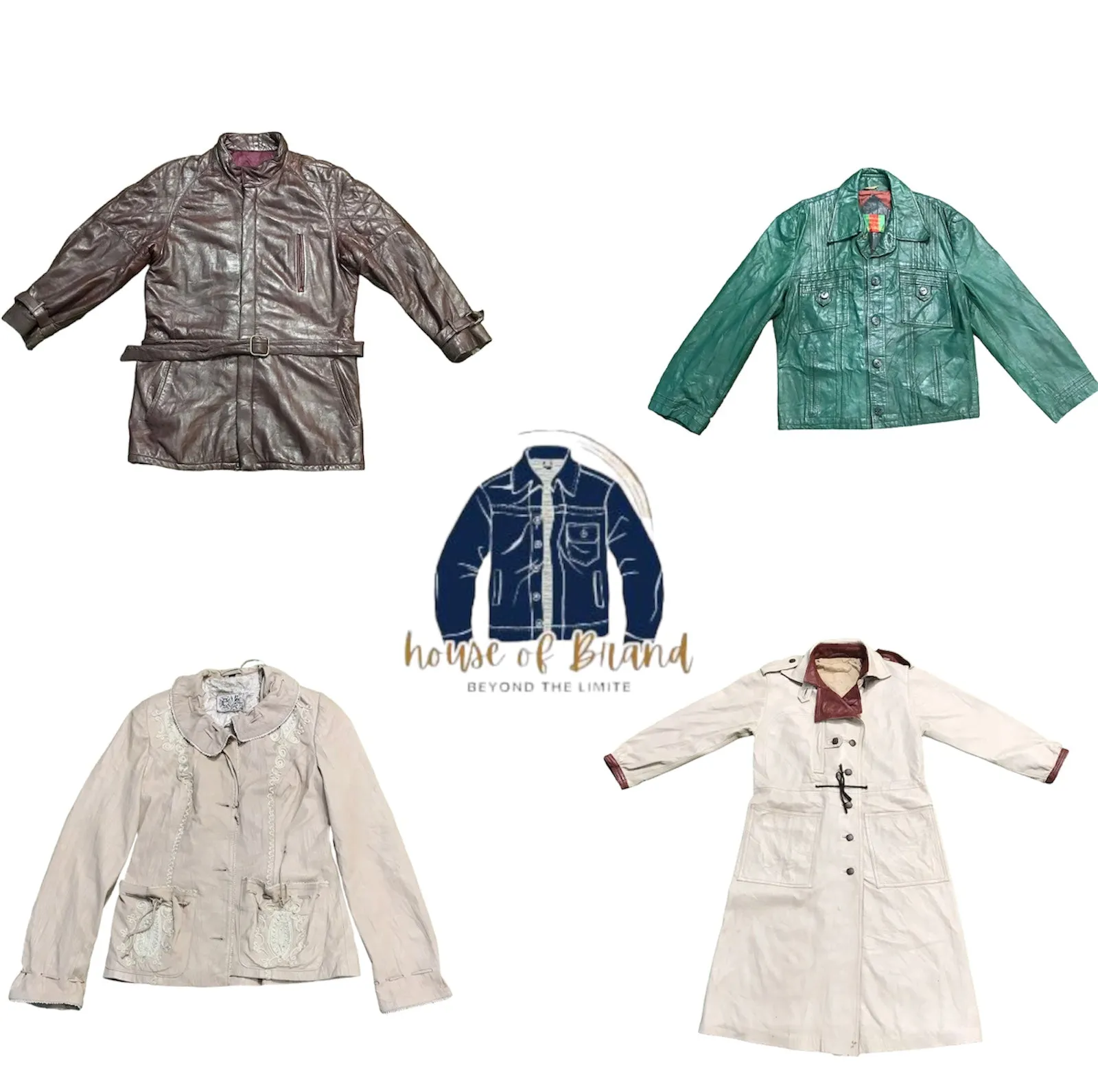 Y2k leather trench coats